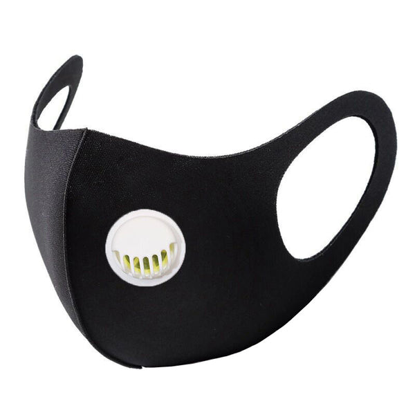 Reusable Anti-fog Mask with Exhale Valve & 3D Design， for Commute, Winter, Travel & More
