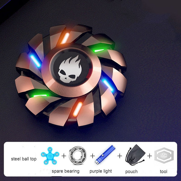 Luminous Metal Gyroscope, Creative Gift for Kids Adults