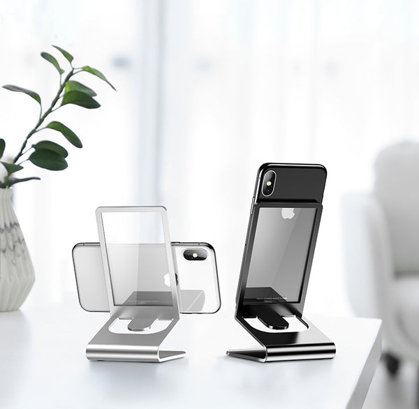 Display Your Phone with a Touch of Sparkle with Solid Glass Gadget Holder