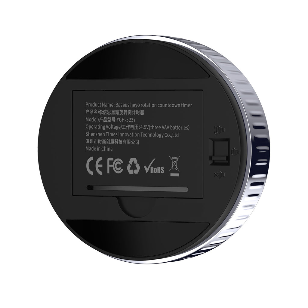 Rotation Countdown Timer with LED Round Screen Digital Display, Rotate ...