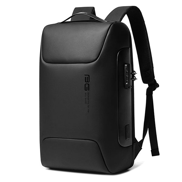 Large Capacity Waterproof Backpack, with 15.6'' Laptop Storage, Anti-theft Lock, USB Charging Port and Breathable Fabric, for Work, Travel and More