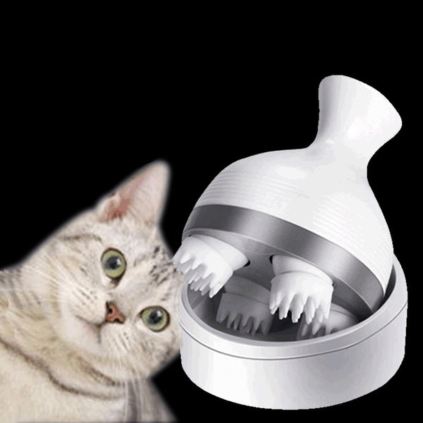 Rechargeable & Waterproof Multifunctional 3D Home Cat Claw Scalp Massager, For White-collars, Students, Housewives & Seniors