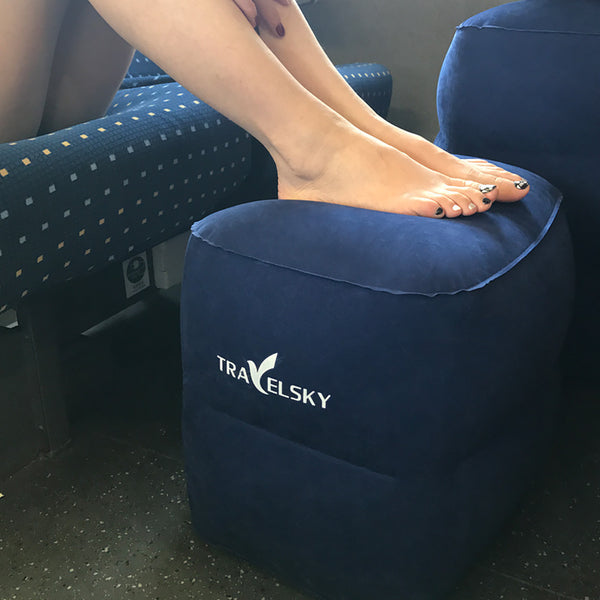 Super Easy Inflatable Foot Stool - Your Legs Will Be Saved
