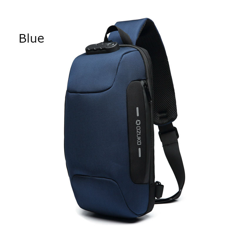 Most Secure Anti-theft Sling Backpack With 3-Digit Lock, Large Capacit ...