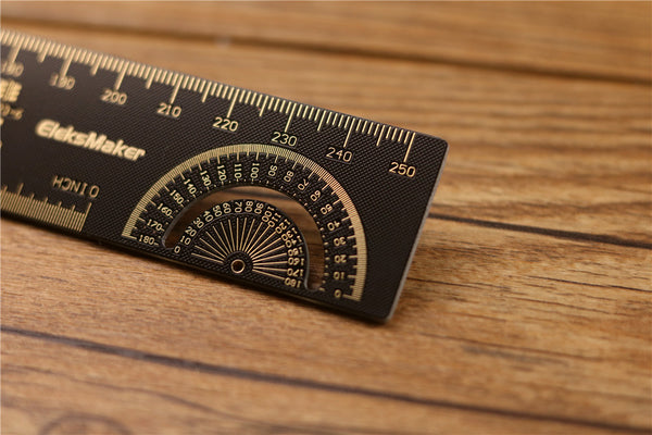 Multifunctional 25cm PCB Ruler with Reference Protractor, Resistor, Ca ...