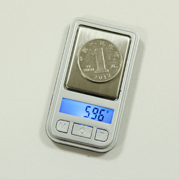 Portable Mini Digital Pocket Scale with LED backlight, for Jewelry, Kitchen & More