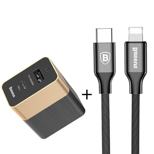 Insanely Fast USB & Type-C Wall Charger - Fast Charge Your Apple Devices