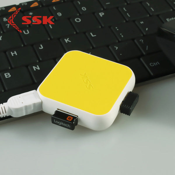 The World's Coolest 4-Port Ultra-Mini USB Hub