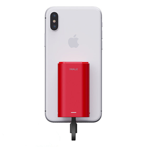 Mini 9000mAh Power Bank, with Built-in Lightning Cable, for Handbags & Travel