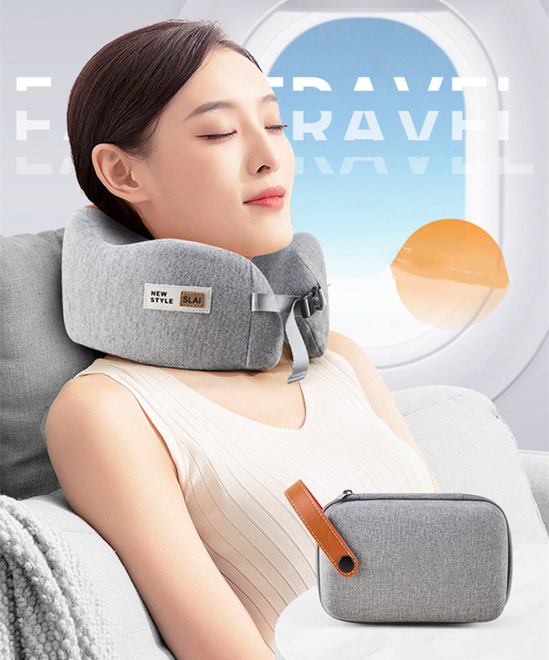 Ushaped Pillow Sleep Aid With Foldable Storage GizModern