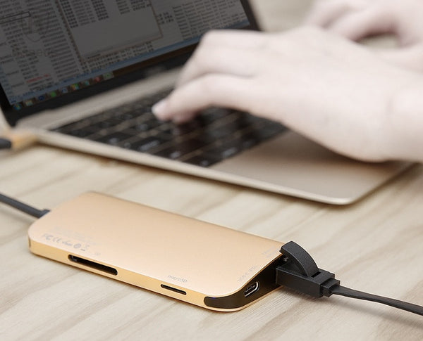 The Premium 7-in-1 Type-C HUB to Get Your MacBook Ports Back