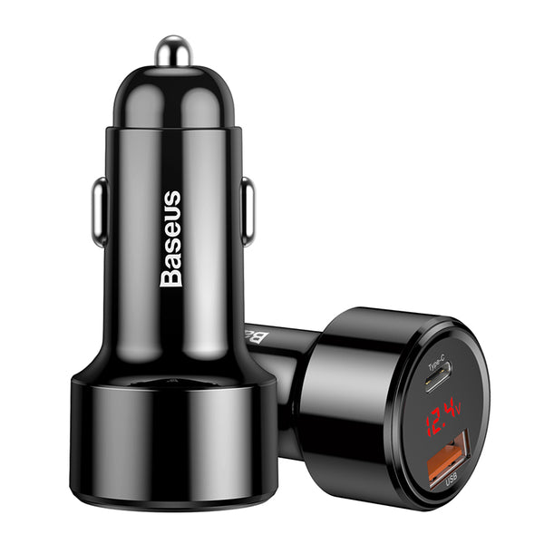 Coolest 45W QC3.0 Car Charger with LED Display