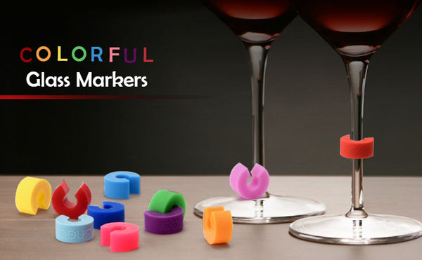 Get Your Cup Of Wine: Colorful Glass Markers
