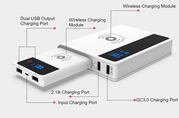 World's First Detachable Wireless Charging Hub + Power Bank