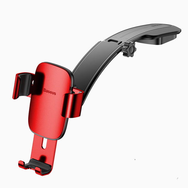 Versatile Dashboard Car Gravity Phone Mount, with Spring-loaded Arms & Adjustable Design, for All Vehicles