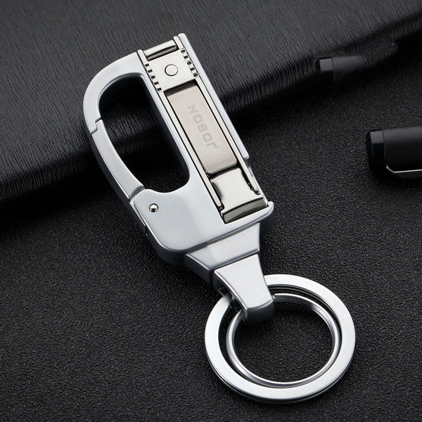 2-in-1 Useful & Durable Keychain with Built-in Nail Clipper