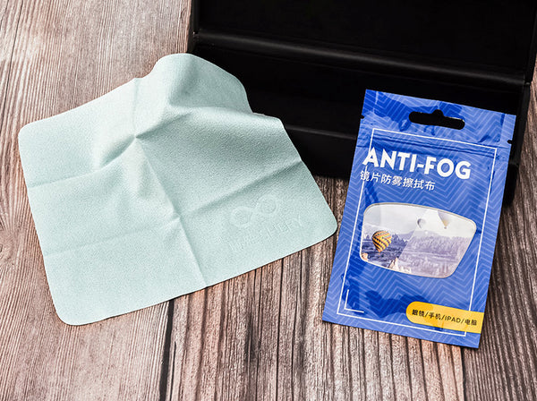 Portable & Reusable Anti-fog Cloth for Glasses, Goggles, Motorcycle, Helmet, Eyeglass and More