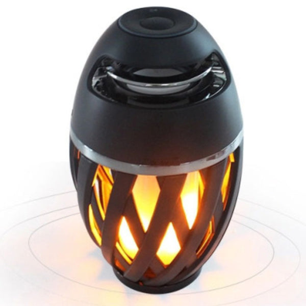 Rechargeable LED Flame Lamp Bluetooth Speaker, Best Gift for New Year, Valentine's Day, Wedding & More