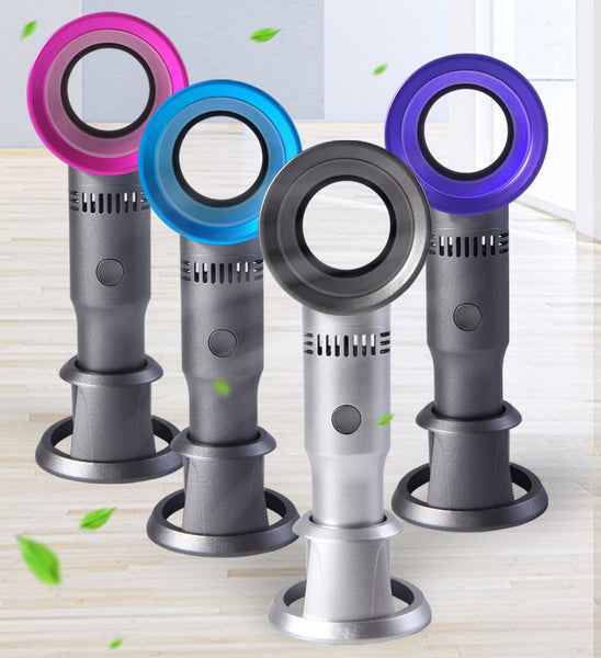 Portable USB Rechargeable No-blade Fan, Strong Wind Without A Blade