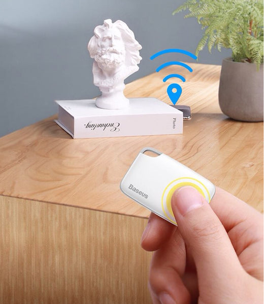Ultra-thin Card-shaped Smart Bluetooth Anti-lost Alarm with Real-time Monitoring, Two-way Alarm, for Phone, Key, File & More