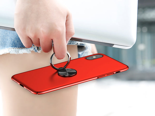 Shock-endurable Ring Holder Case for iPhone X