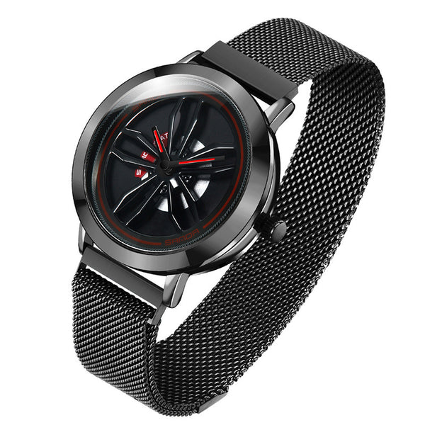 Wheel Rotation Watch 360° Wheel Rotating Waterproof Watch, Show Your Personality And Fashio ...