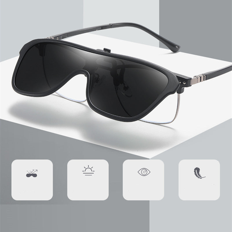 Integrated Nearsightedness Glasses ClipOn For Day And Night GizModern