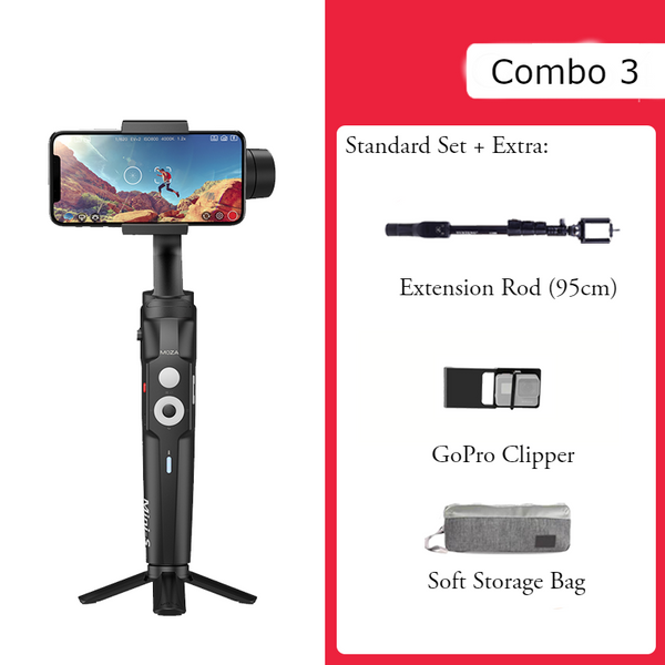 Mini Anti-shake Selfie Stick with Folding Storage, Three-axis Stabilization System, Object Tracking, Time-lapse Photography, Suitable for Professional or Daily Photography