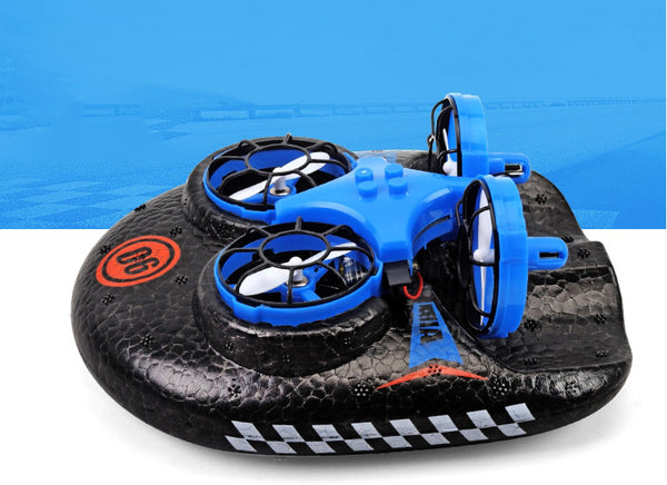 Water, Land & Air 3-in-1 Deformation Drone Hovercraft, Rechargeable, Adjustable Speed, Tumbling, The Best Christmas Gift for Children