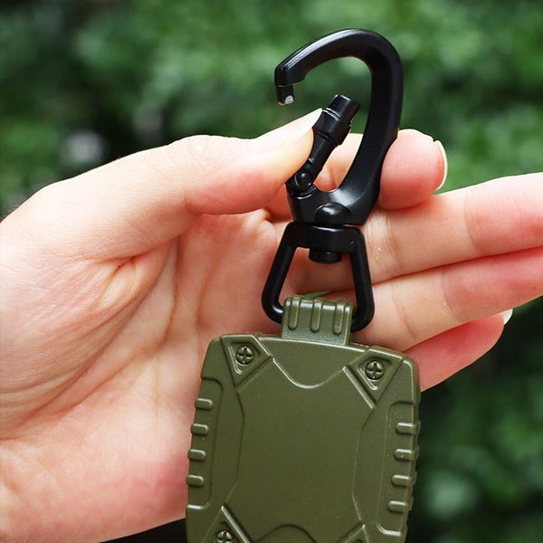 Outdoor Multifunctional Retractable Buckle Keychain