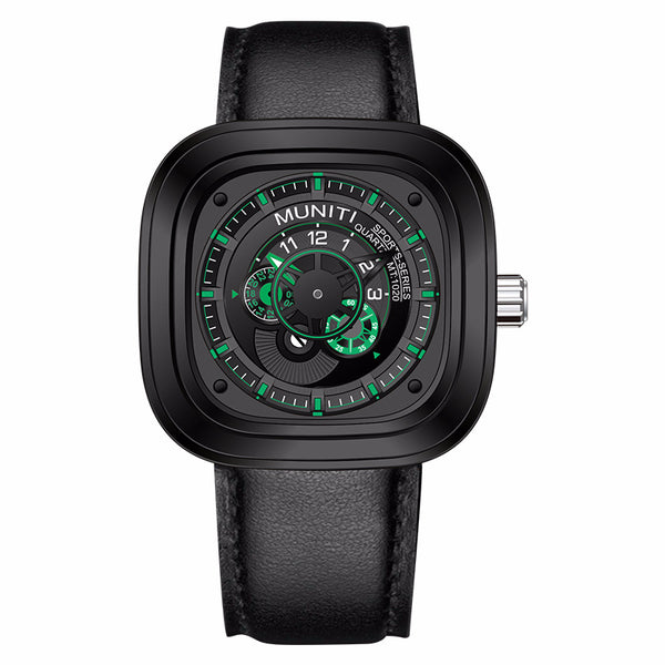 Timepiece with Revolutionary Design - Create Your Own Style with an Evergreen on Wrist
