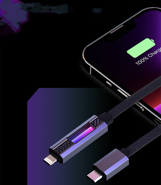 Fast Charging Cable With LED Breathing Light