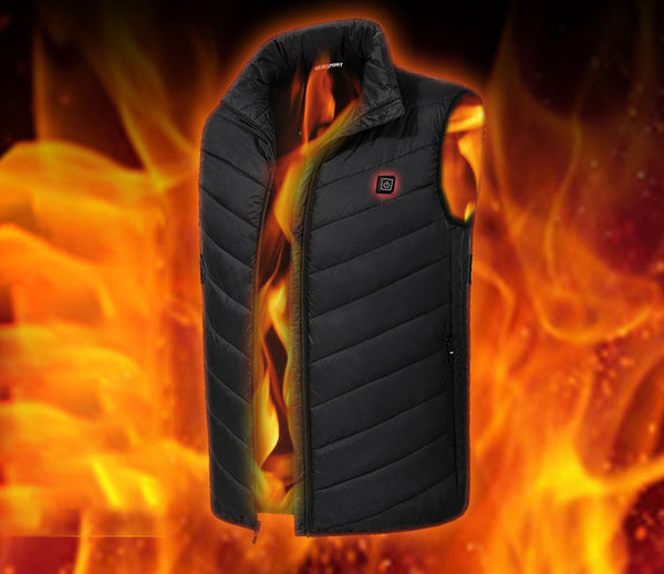 Heat Your Core with Power Bank Heated Graphene-embedded Down Vest