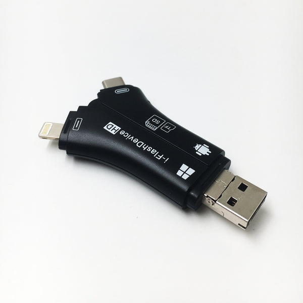 6-In-1 USB Reader And Flash Drive - Connect And Store Everything On A Single Piece