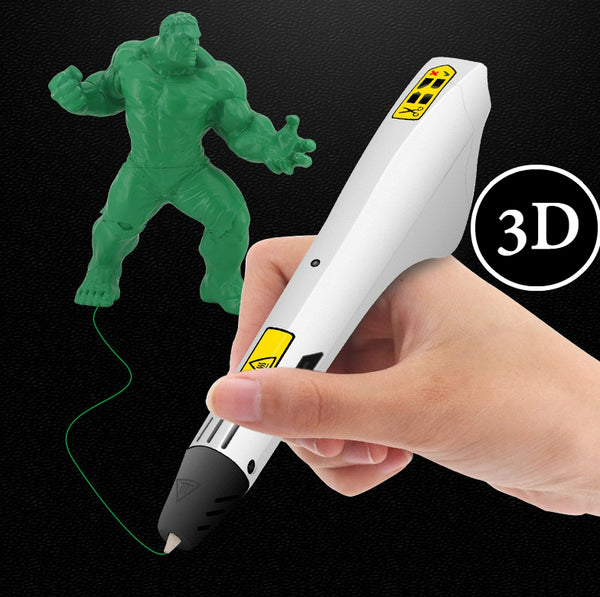 3D Printing Pen With 4 PLA 10m Filament Refills, For Kid & Art Lover