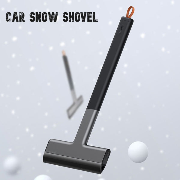 Multifunctional Snow Shovel for Car, with Long Handle, Anti-scratch & Hanging Loop, for Sedan, SUV & More