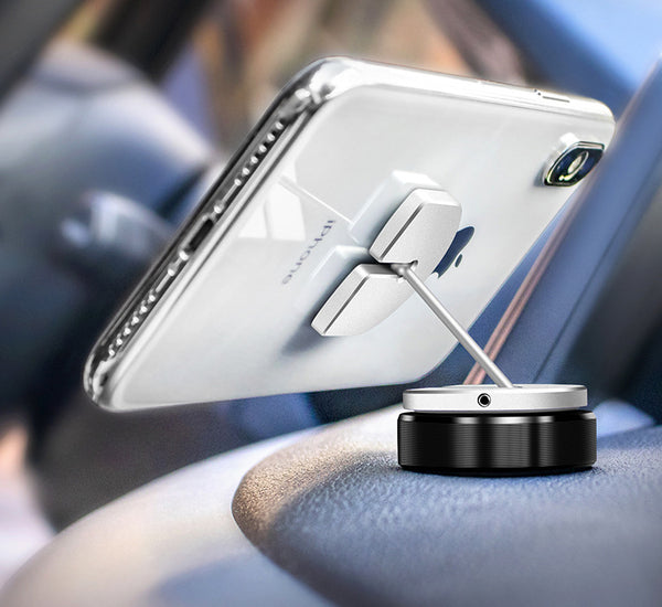 Universal Re-attachable Car Phone Mount, Three Ways To Fix: Sticker, Magnet & Buckle