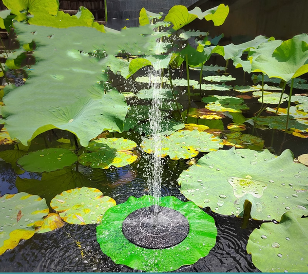 Solar Powered Fountain Miniature Garden Yard Fountain