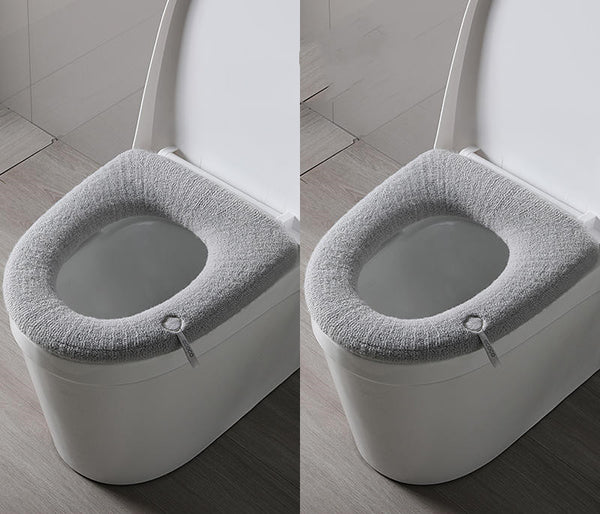 Winter Thickened Toilet Seat Cover (2PCS)