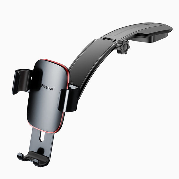 Versatile Dashboard Car Gravity Phone Mount, with Spring-loaded Arms & Adjustable Design, for All Vehicles