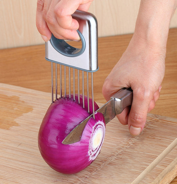 Stainless Steel Slicing Holder, Easy Cooking, Easy Sharing