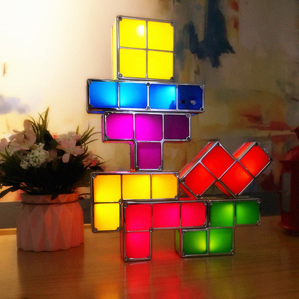 Upgraded Version Most Fun Tetris Stackable LED Lights