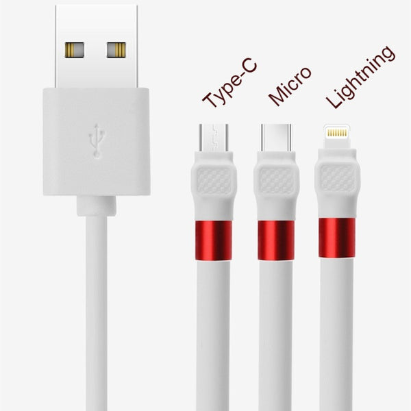 2-in-1 Phone Charging Cable & Phone Holder, Support Data Transfer, for iPhone, Android & More (2-Pack)