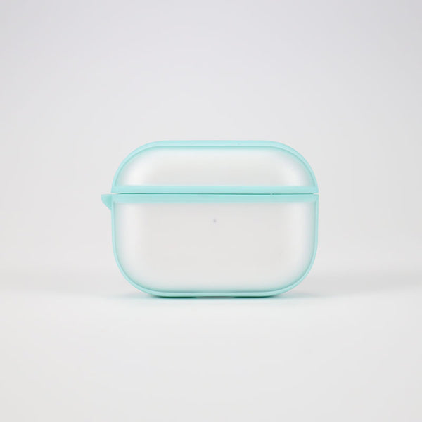 Transparent Airpods 1/2 / Pro Case with Fingerprint Resistant, Matte Surface, Hybrid TPU Frame, Keychain Hole, Compatible with Wireless Charging