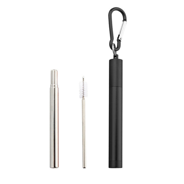 Safe Stainless Steel Retractable Straw