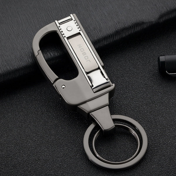 2-in-1 Useful & Durable Keychain with Built-in Nail Clipper – GizModern