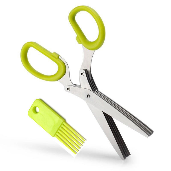 5 Layer Multifunctional Stainless Steel Scissors