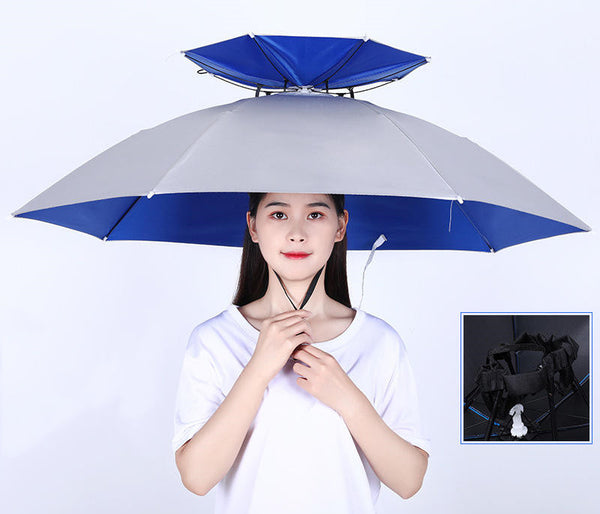 Head-worn Sunshade Sunscreen Umbrella Hat – GizModern