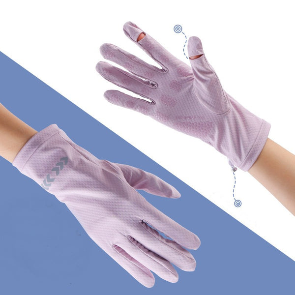 Men/Women UV Protective Gloves, for Driving, Trekking, Picnics