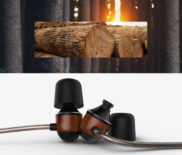 Classy Extra Bass Wood Earphone - A Symbol Of Nature For Music Lovers
